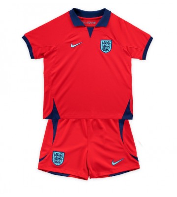 England Replika Babytøj Udebanesæt Børn VM 2022 Kortærmet (+ Korte bukser)